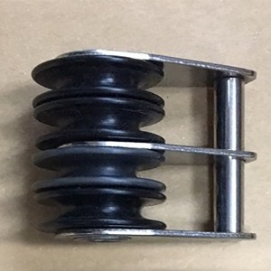 Rustfrit stål marine remskiver til sejlplade