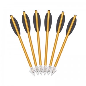 Elongarrow 160 mm aluminium pilbolte til pistolkorsbue udendørs jagt