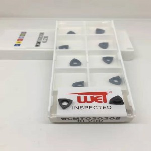 WCMT Indsæt bearbejdning af stål, rustfrit stål, støbejern, aluminiumslegering, messing