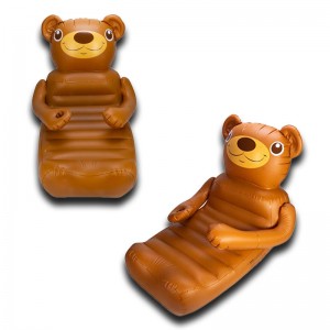 Oppustelig Huggables Sloth Oversized Float Oppustelig lounge med cupholder til pool- eller sølegetøj