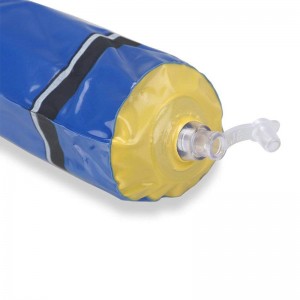 Trådløs oppustelig mikrofonlegetøj til børn, sprænge mikrofon, børnefest leverer 10 tommer dekoration