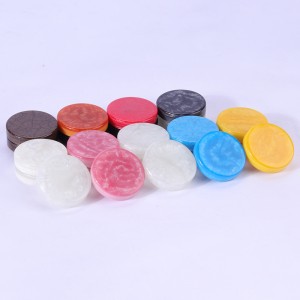 Brugerdefineret harpiks på høj kvalitet backgammon checkers chips backgammon stykker