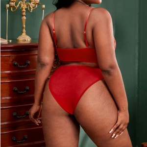 Kontrast lase bh sæt sexet lingeri sæt med front reb slips