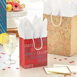 Hallmark Recyclable Gift Bag Sortiment (8 poser: 3 Small 6 \\\\ \\\