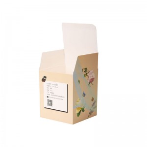 Oprettelse af logo duftlys, kreative gaver, feriegavebokse, hvid pap, enkelt spænde bundemballage karton