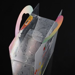 PVC Plastic Gift Box, tilpasset gennemsigtig gaveæske efter behov, velegnet til gaveudgivelse, påske, bryllup, fest, Halloween, jul