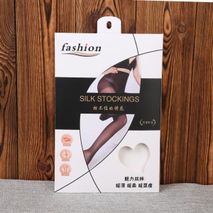 Pantyhose Packaging Box One Piece Pantyhose Packaging Bag Long Stockings Paper Box