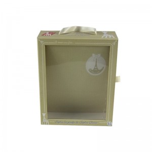 Kreativ vindues skuffe legetøj gaveæske bånd pull-out boks te gaveskuffe boks