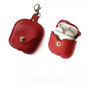 Velegnet til Apple AirPods Pro 3 beskyttelsessag, Bluetooth Wireless Headset Box, Storage Box Protective Case, fuldt dækket og ridsebestandig, italiensk læderbrun