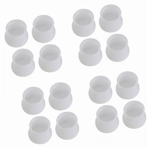 Elastisk silikone stol ben dækning