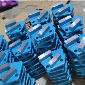 Sektor diamant gulvslibning pude disk 120#/gravel metal bundet skraber til slibemyndighed beton