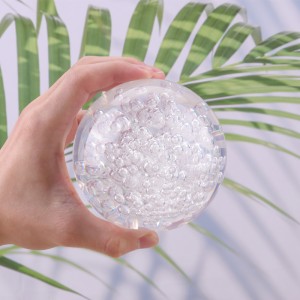 Moderne usiness souvenir kreativ gave fengshui papirvægt Amber Mountain Pool Water Ball Crystal Bubble Ball til springvand