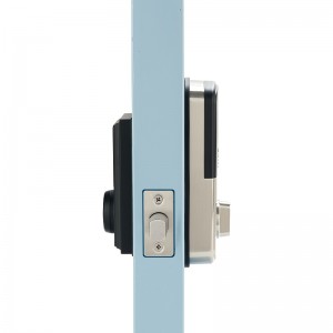3002 Smart lås til hoveddør med berøringsskærmtastatur og fingeraftryk, elektronisk smart dørlås deadbolt