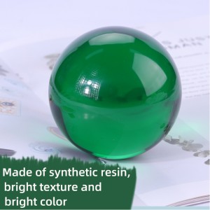 Bulk 40 50 mm solid rund gennemsigtig lille jonglering af rødblå gennemsigtig sfærer kugler akryl krystalkugleperle