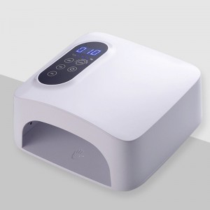 M&r 601pro 72w trådløs LEDneglelampe, genopladelig LEDnegletørrer, 15600mAh trådløs hurtigneglelak curling lampe, professionel gelneglelysneglekunst manikyrværktøjer til hjem og salon (genopladelig)