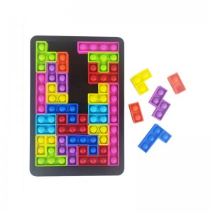 Uddannelseslegetøj Silicone Puzzle Push Pop Toys For Children