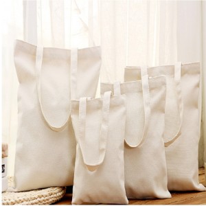 Lærred mode indkøbspose