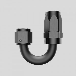 Aluminiumskærestil drejelig slange ender 0/30/45/60/90/120/150/180 grad En passende kvindelig AN4 AN6 AN8 AN10 AN12 AN16 AN20