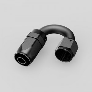 Aluminiumskærestil drejelig slange ender 0/30/45/60/90/120/150/180 grad En passende kvindelig AN4 AN6 AN8 AN10 AN12 AN16 AN20