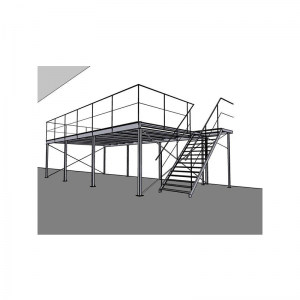 Stålstruktur platform gulv