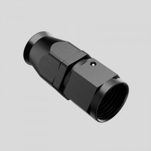 Aluminium ptfe drejelig slange ender fittings en kvindelig lige