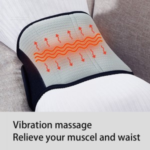 Opvarmet talje brace indpakning med massage, opvarmning vibration talje massager