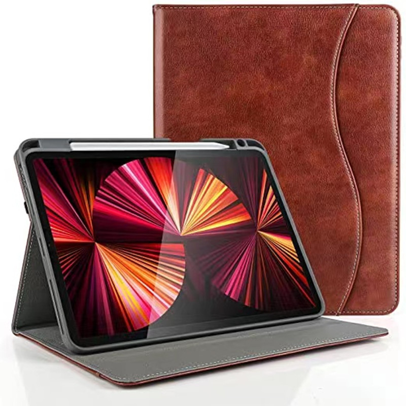 Ny iPadcase All Inclusive Protective Case Multi Angle Display Functional Leather Case