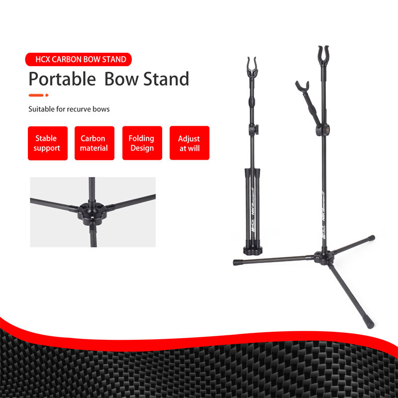 Elongarrow 3K Carbon Bowstand Bow Components for Archers