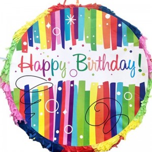 Fødselsdagspapir pinatas