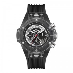 Daniel Gormanrm2209 Automatiske akryl gennemsigtige designmænds kvartsur Watch Waterproof Men\'s Watch Business Watch Men\'s Watch