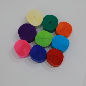 Crepe Paper Streamers- Great Stretch&Let at dreje, til bryllup, fødselsdag, brudebruser, jul, in-door sjov fest&regnbue dekorationer