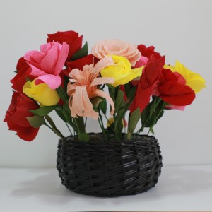 Crepe papir til blomst