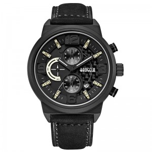 Baogela Men \\\\ s Black Sports Quartz Watch Leisure Fashion Analog Timing Watch Display Men \\\\ \'s Watch 1709 Black Blue