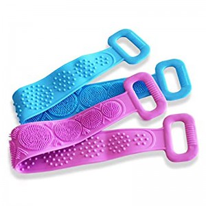 Silikone badebørster badebælter