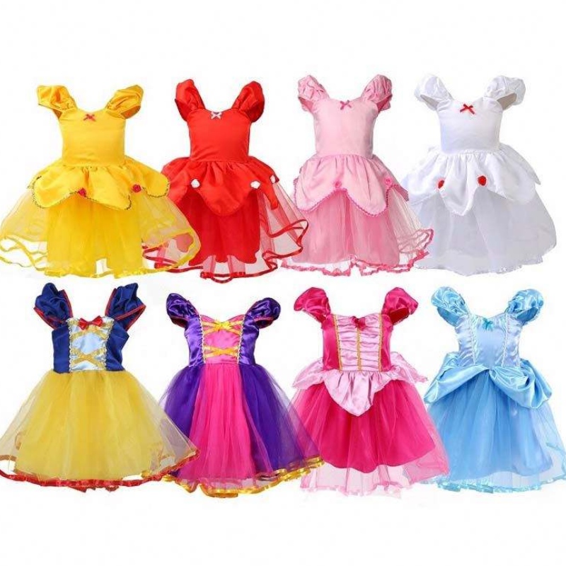 Baby kostume fest kjole prinsesse rapunzel baby pige fest kjoler prinsesse fødselsdag dghc-031