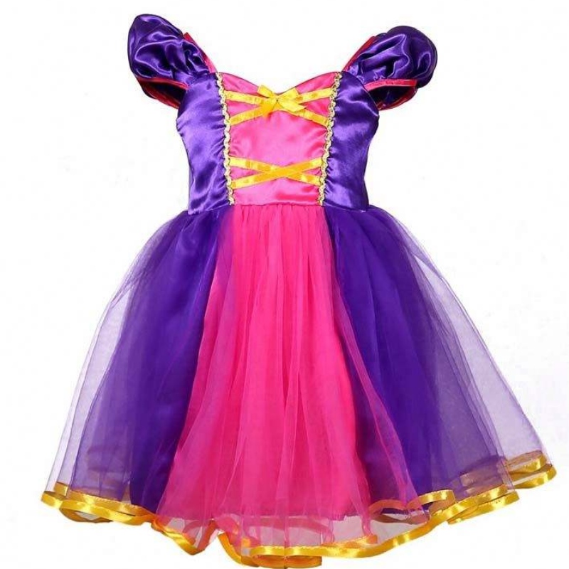 Baby kostume fest kjole prinsesse rapunzel baby pige fest kjoler prinsesse fødselsdag dghc-031