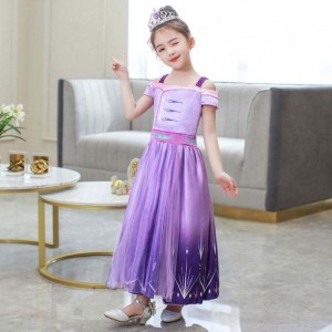 Baige Halloween Princess Dress Girl Cosplay Dresses Child Summer Aisha Queen Children \\\\ \'s slidnederdel