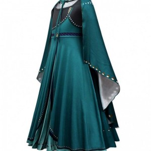 Anna Elsa Princess kjole til pige fødselsdagsfest tyl prom kjole børn helloween/christmas cosplay sne dronning kroning kostume