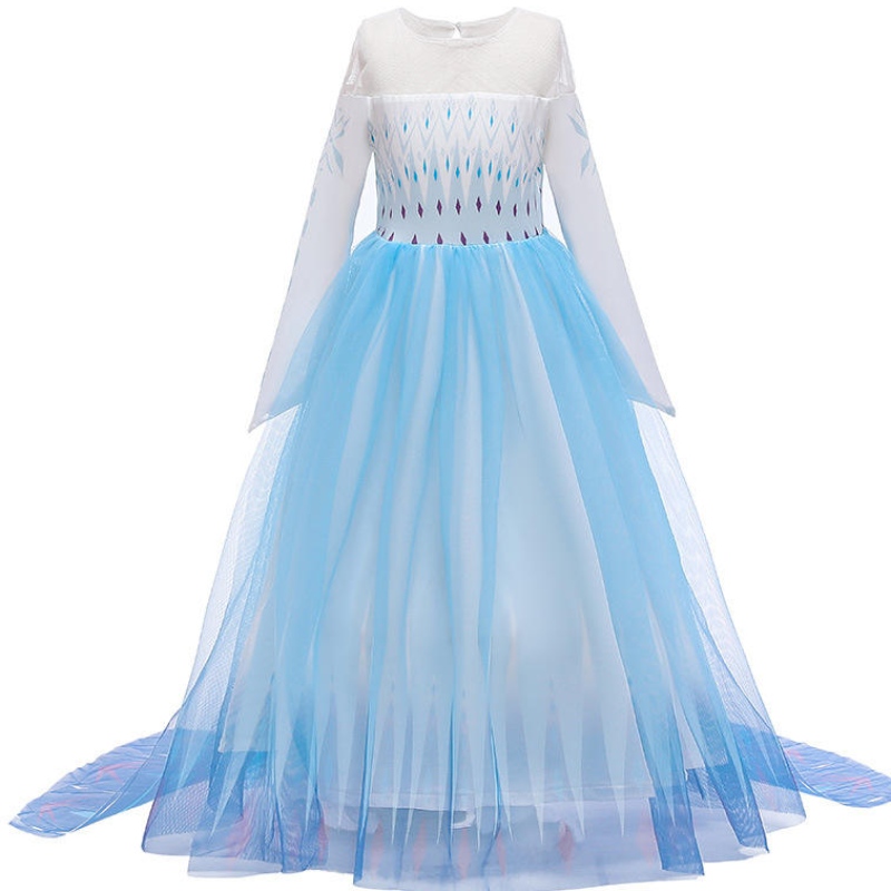 Ny prinsesse Anna Elsa kjole til børn 2 fødselsdagsfest kjoler til baby pige prinsesse