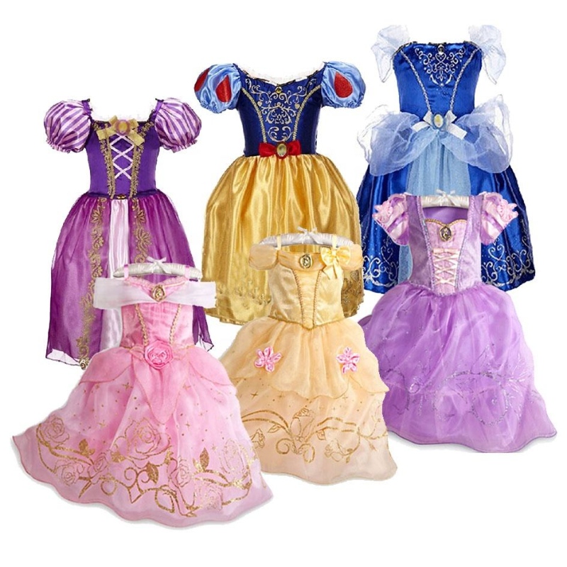 Pige kjoler magiske fulde hus børn \\ s cosplay prinsesse kjole kid piger tegneserie prinsesse kjole til sommer