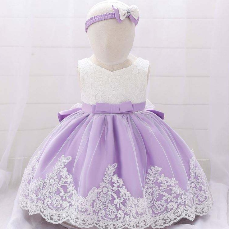 Baige hotnye produkter Kid tøj blomster fødselsdag børn baby piger fest kjole design