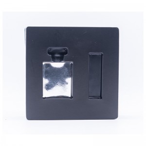 Parfume plastflokkende blisteremballagebakke