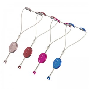 Bærbar elektrisk pulshals -massager til smertelindring, intelligent halsmassage med varmeudløserpunkt massager