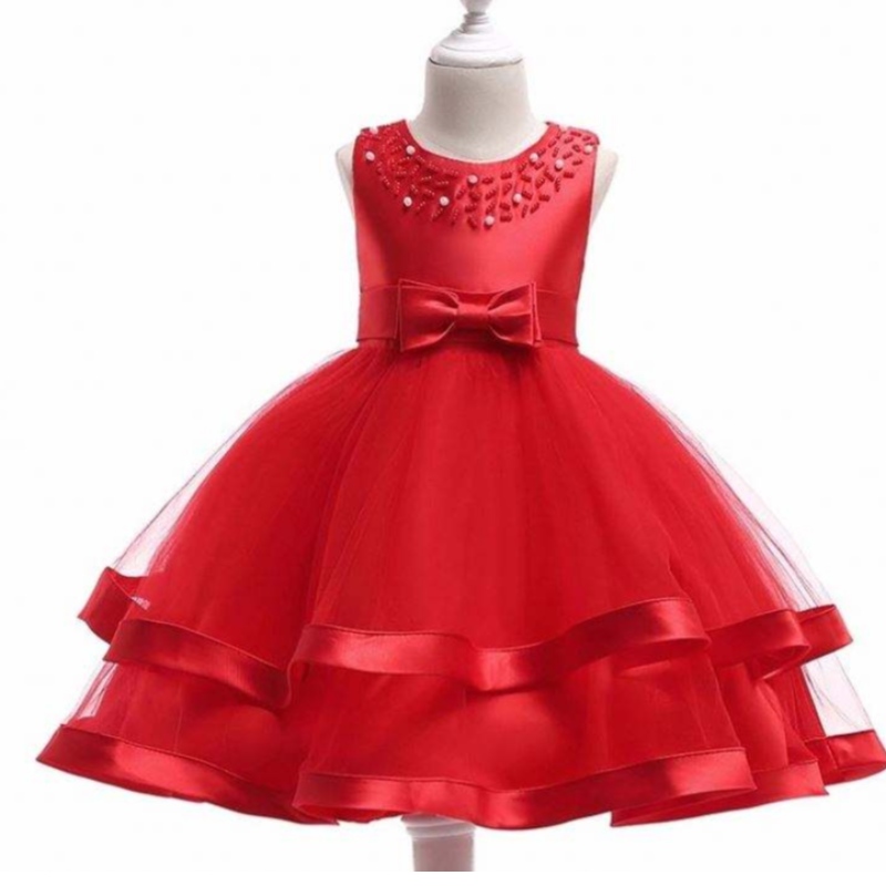 Baige Hot Sales Girl Party Wear Children Frocks Designs Baby Party Dress L5017