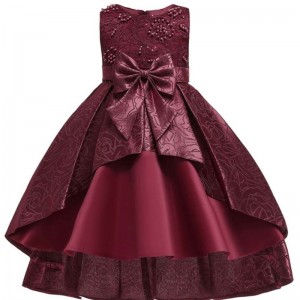 Baige 2020 Fashion Kids Dress Girl Summer Party Birthday Wedding Bryllup Kid Party Kjoler 3 til 5 års pige kjoler T5176