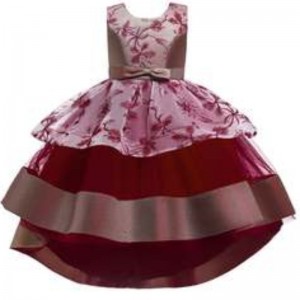 Broderede blomsterpiger kjole børn pageant festkugle kjole prins prinsesse brudekjoler