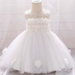 Baigenye frock design piger \\\\ \'tøjnyfødt blomsterbørn fest bærer dåb kjole l1920xz