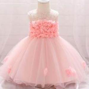 Varmt salg Elegant dåb kjole spædbarn baby pige fødselsdagsfest kjoler l1920xz
