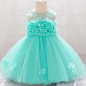 Varmt salg Elegant dåb kjole spædbarn baby pige fødselsdagsfest kjoler l1920xz