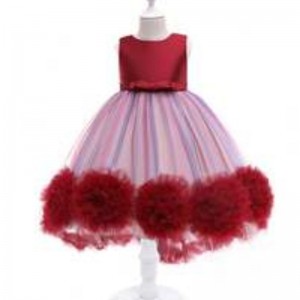 Baige kjoler til piger på 7 år gamle børnetøj Børn Frock Designs Billeder Baby Party Wear